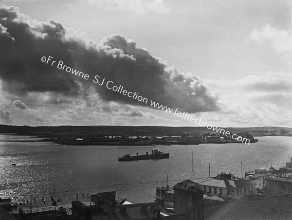 BATTLESHIP IN CORK HARBOUR